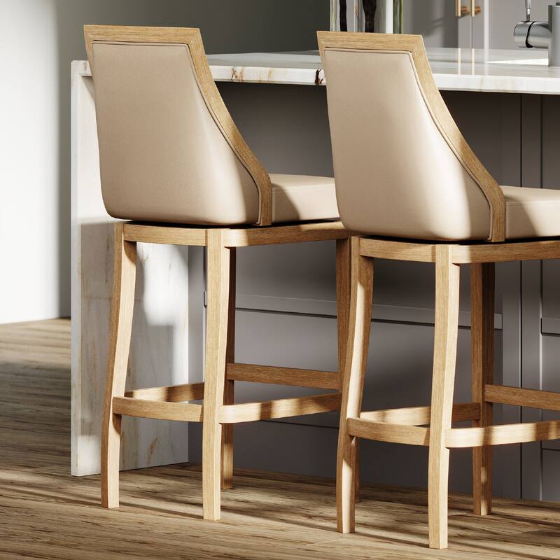 Maven Lane Vienna Swivel Kitchen Stool
