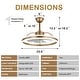preview thumbnail 104 of 118, 20"/24"/72" Oaks Aura Cotti Low Profile Dimmable Smart Ceiling Fan with Lights 6-Speed Flush Mount Modern Remote