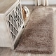 preview thumbnail 77 of 98, SAFAVIEH Indie Shag Hasna 2-inch Thick Rug 2'3" x 11' Runner - Mushroom - Runner