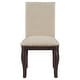 preview thumbnail 14 of 12, Dining Chairs Wood Upholstered Fabirc Dining Room Chairs with Nailhead, Kitchen Dining Room Chairs Set of 4