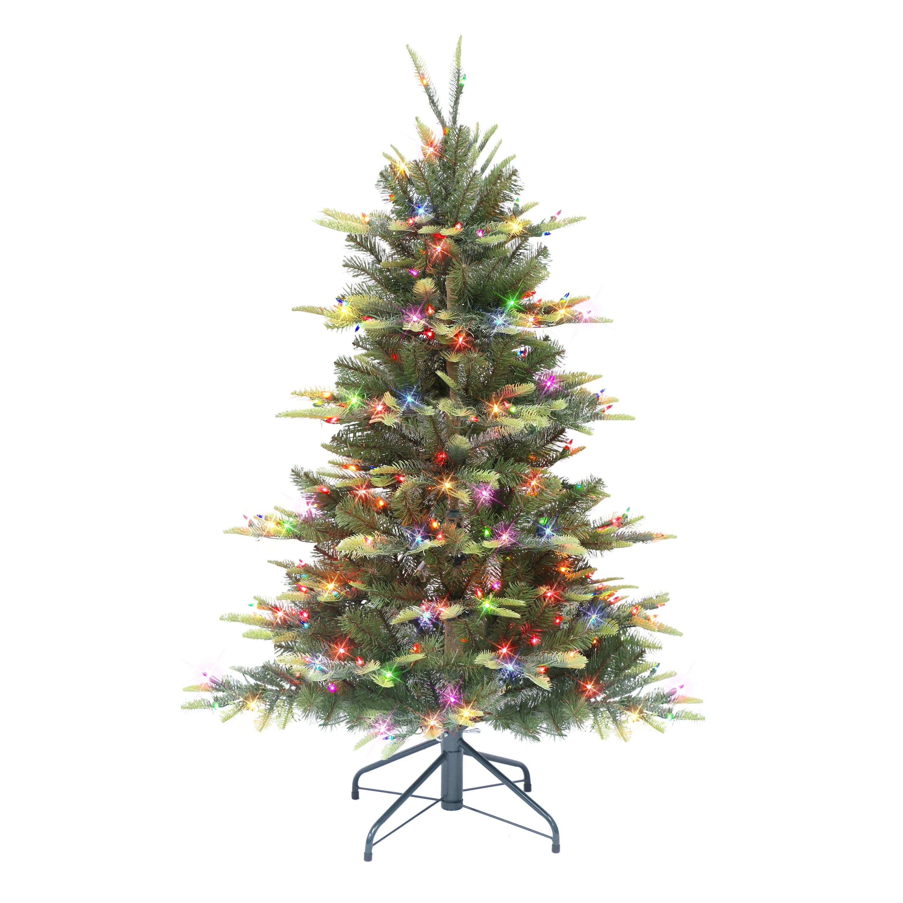 Puleo International 4.5 ft. Pre-lit Aspen Fir Tree