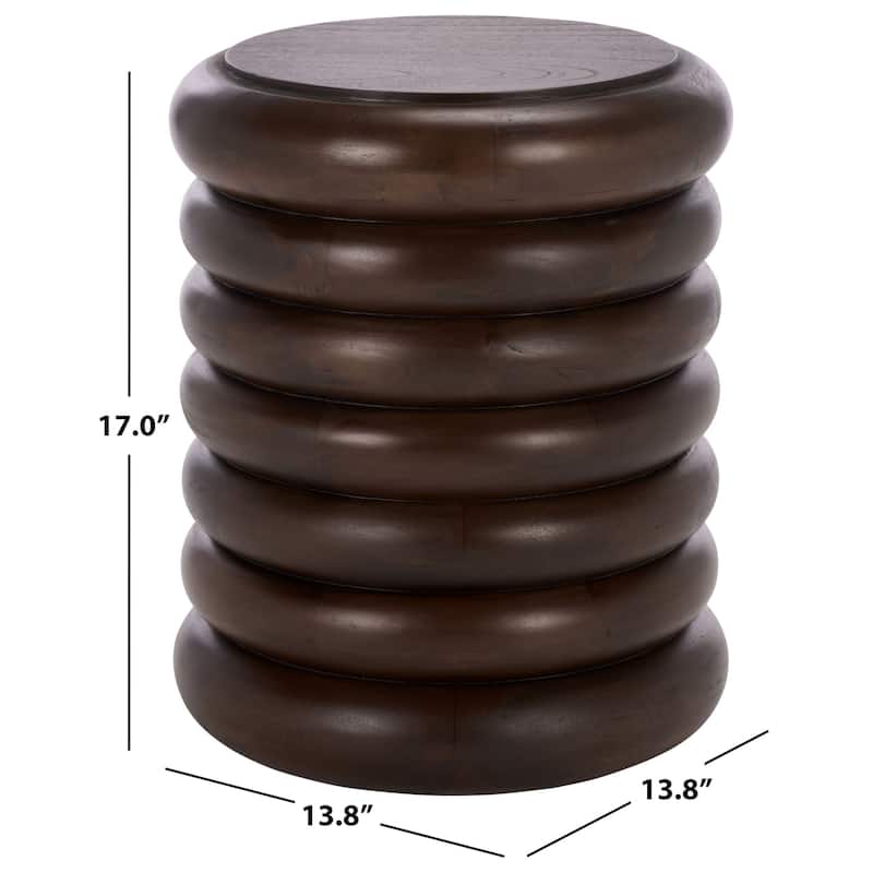 SAFAVIEH Home Anatoly Round Accent Table - 14"W x 14"D x 17"H