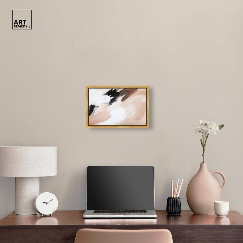 Swirls of Cream II Canvas by Art Remedy