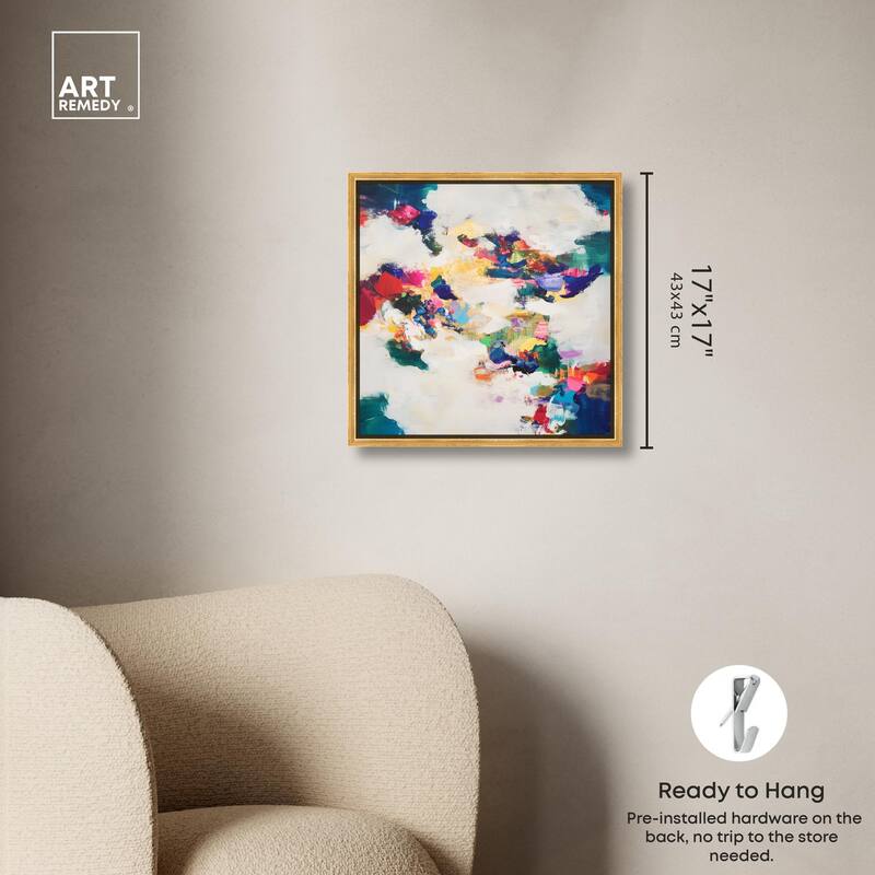 Spectrum Splash Canvas by Art Remedy