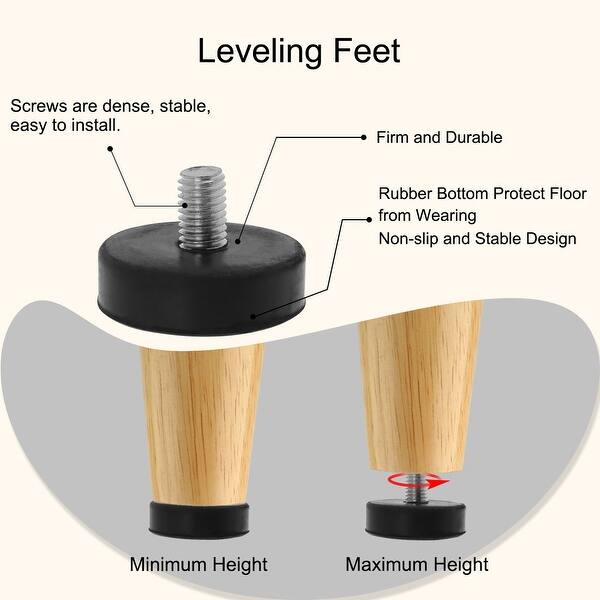 Shop M10 X 15 X 43mm Leveling Feet Adjustable Leveler Floor