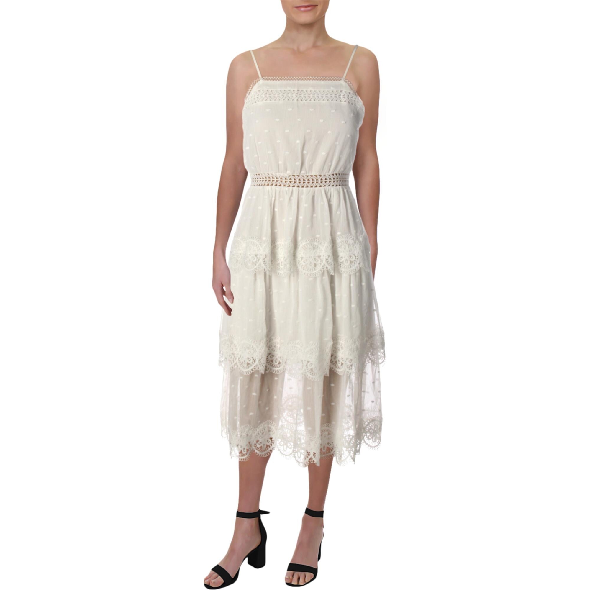 womens midi white dress