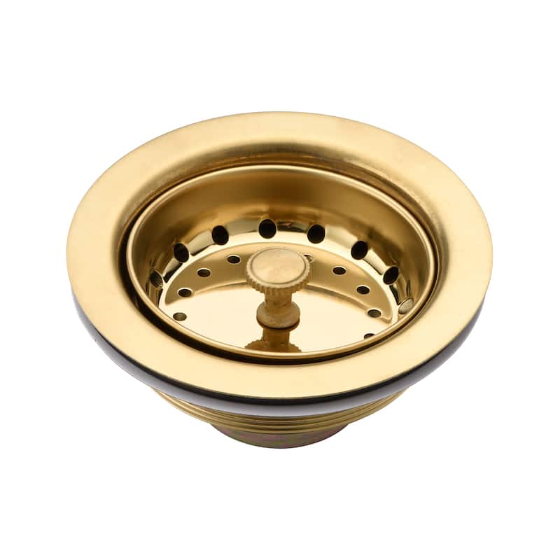 Luxier KS01 3-1/2 in. Drop-In Kitchen or Bar Sink Basket Strainer