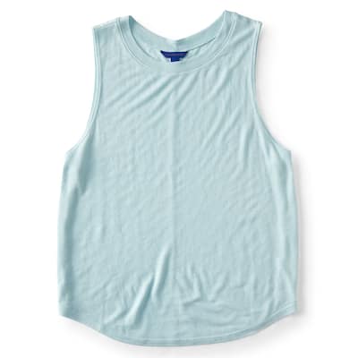 Aeropostale Womens Solid Muscle Tank Top