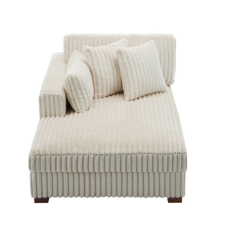 DREAMSIDEA Modern Oversized Chaise Lounge Sofa for Living Room