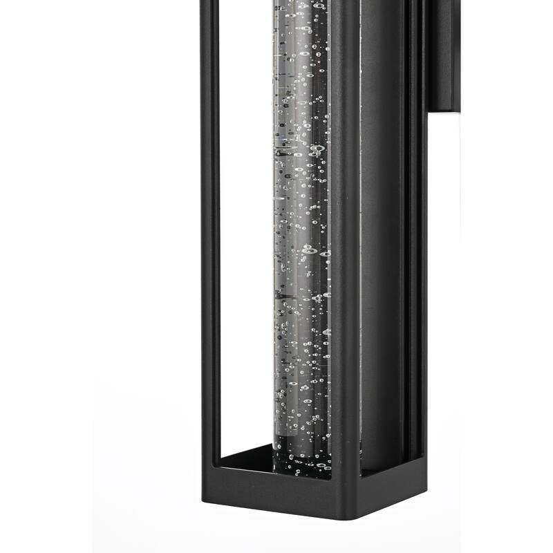 Julius LED Outdoor Wall sconce in Black