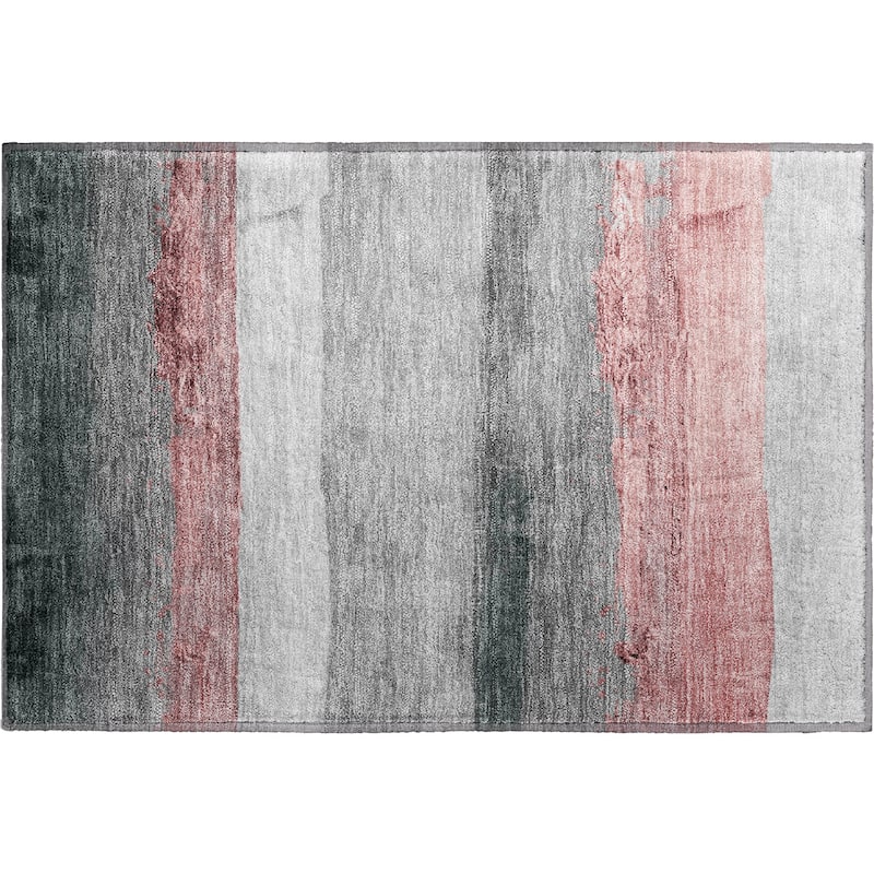 Premium Washable Super Soft Ombre Stripes Mayfield Rug