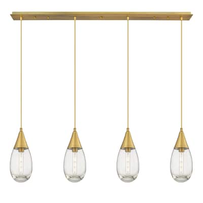 Innovations Lighting Malone - 4 Light 6" Cord Hung Linear Pendant.