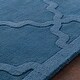 preview thumbnail 42 of 56, Hand-Woven Amy Tone-on-Tone Lattice Wool Rug - 3' x 5'