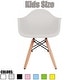 preview thumbnail 12 of 15, Modern Kids Toddler Chair Armchair With Arms Natural Wood Legs Dowel Eiffel Kitchen Bedroom Desk Montessori School Light Gray