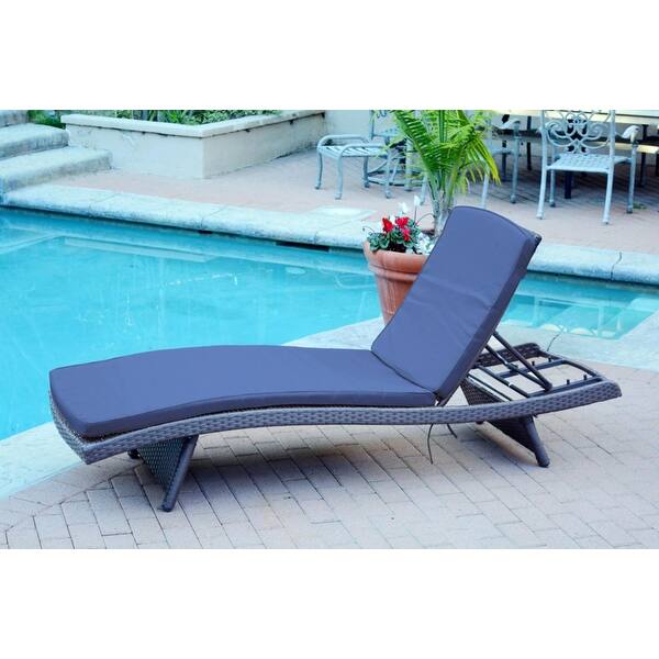 80 Adjustable Espresso Resin Wicker Outdoor Patio Chaise Lounge Chair Blue Cushion Brown Overstock 16672782 Choose from contactless same day delivery, drive up and more. usd