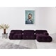 preview thumbnail 21 of 27, Daimion 4 Pieces Upholstered Sectional