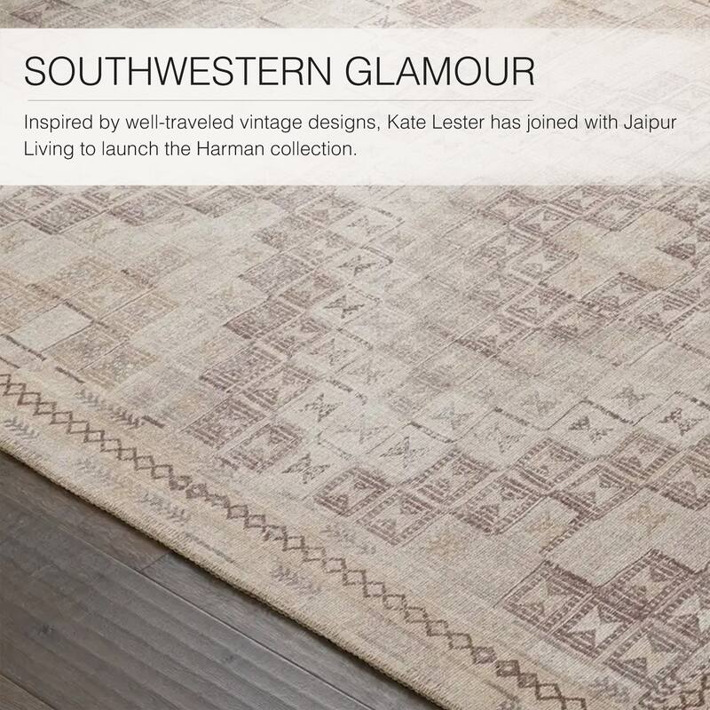 Davina Machine Washable Tribal Area Rug