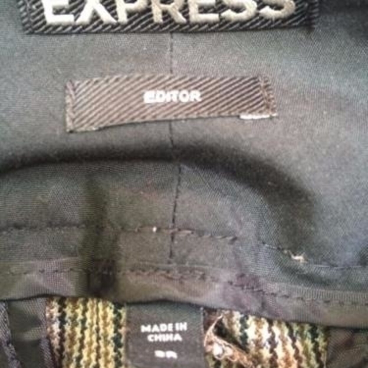 Shop Express Pants Womens Size 2r Brown Plaid Business Casual