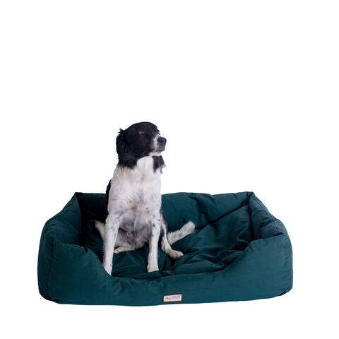 Armarkat Bolstered Dog Bed, Anti-Slip Pet Bed, Laurel Green, Medium