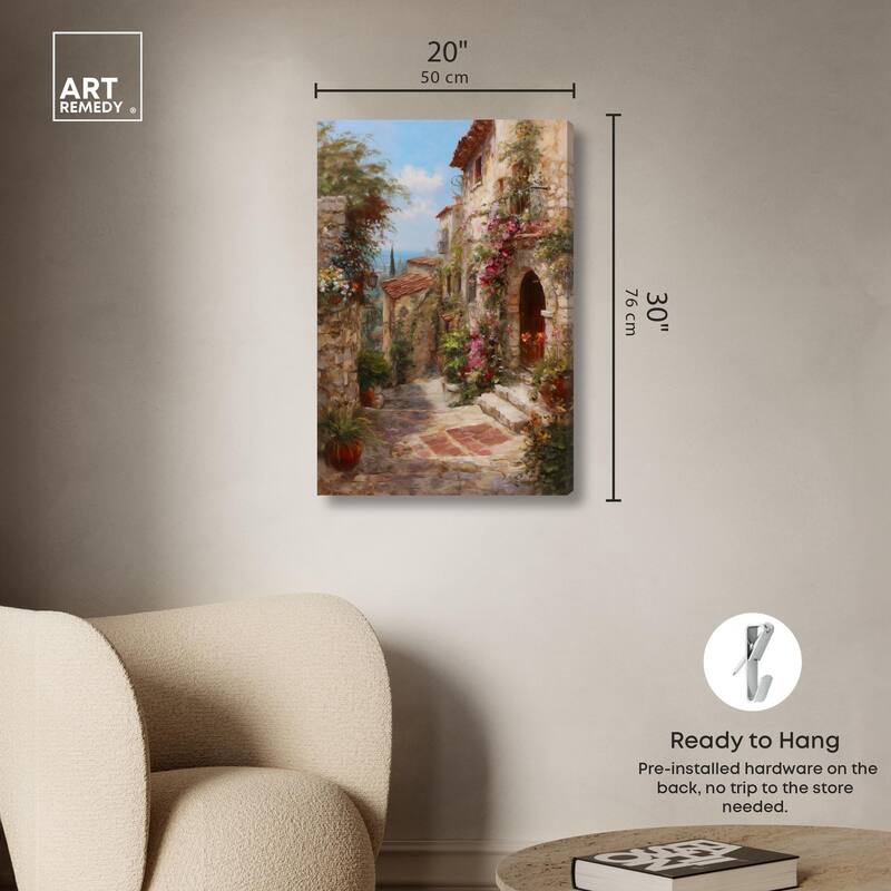 Mediterranean Charm I Canvas by Art Remedy, Gallery Wrapped