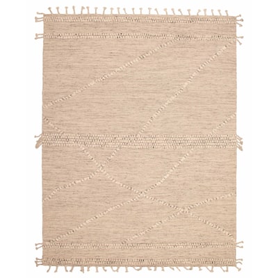 ECARPETGALLERY Hand-knotted Tangier Ivory Wool Rug - 9'1 x 12'1