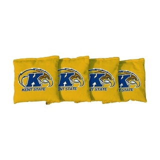 Kent State Yellow Cornhole Bags