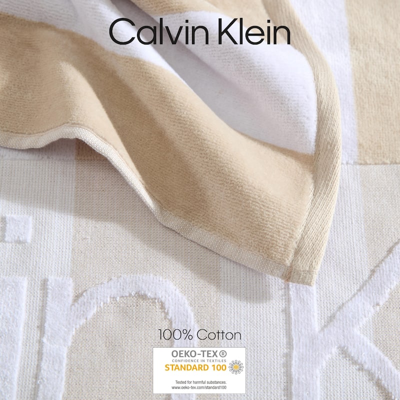 Calvin Klein 2 Piece Beach Towel Set - 2 Piece