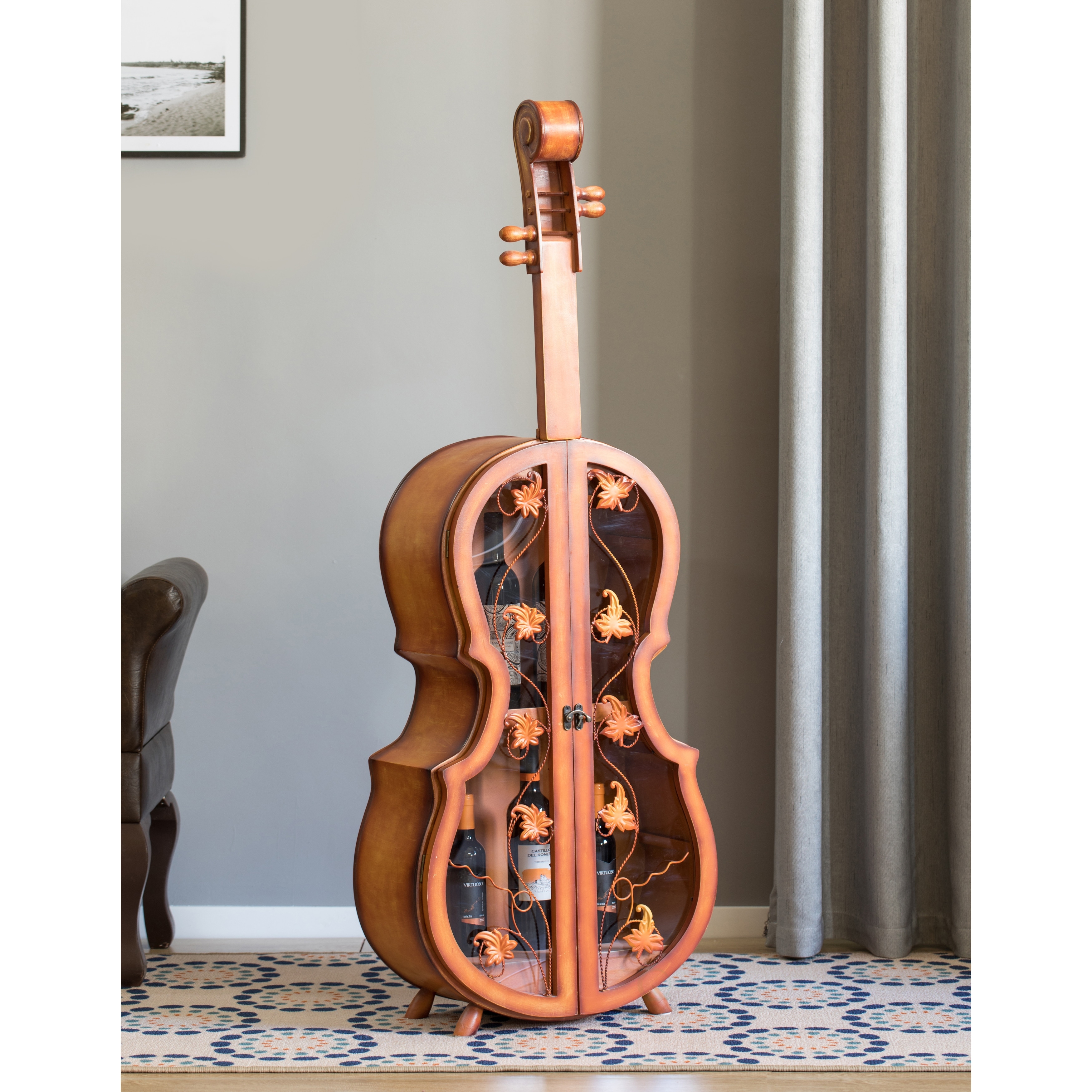 Violin wine rack new arrivals