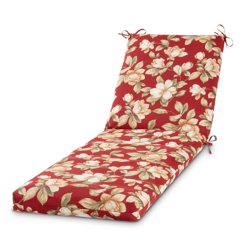 Greendale Home Fashions Outdoor Chaise Cushion (Cushion Only) - Roma Floral