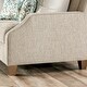 preview thumbnail 4 of 6, Kintha Transitional Beige Chenille Upholstered Loveseat by Furniture of America