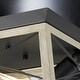 preview thumbnail 5 of 5, Luxury Industrial Chic Ceiling Fixture, 6"H x 12"W, with Modern Farmhouse Style, Charcoal Finish by Urban Ambiance