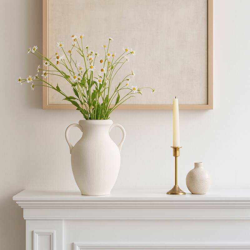 Stoneware Amphora Striped Weathered Jug