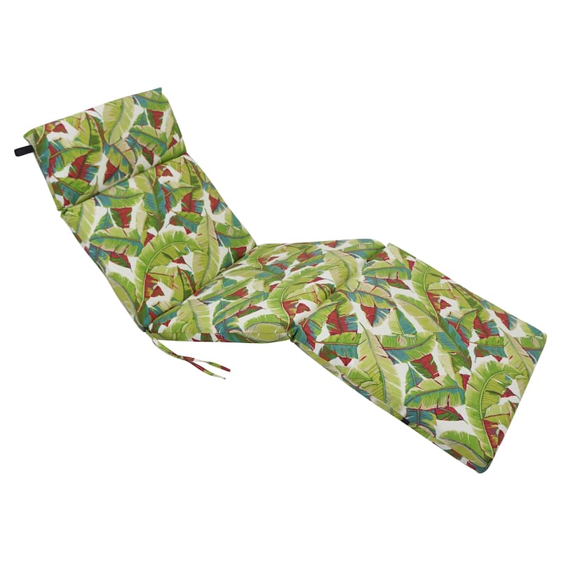 72-inch by 24-inch Outdoor Chaise Lounge Cushion - 72" x 24"
