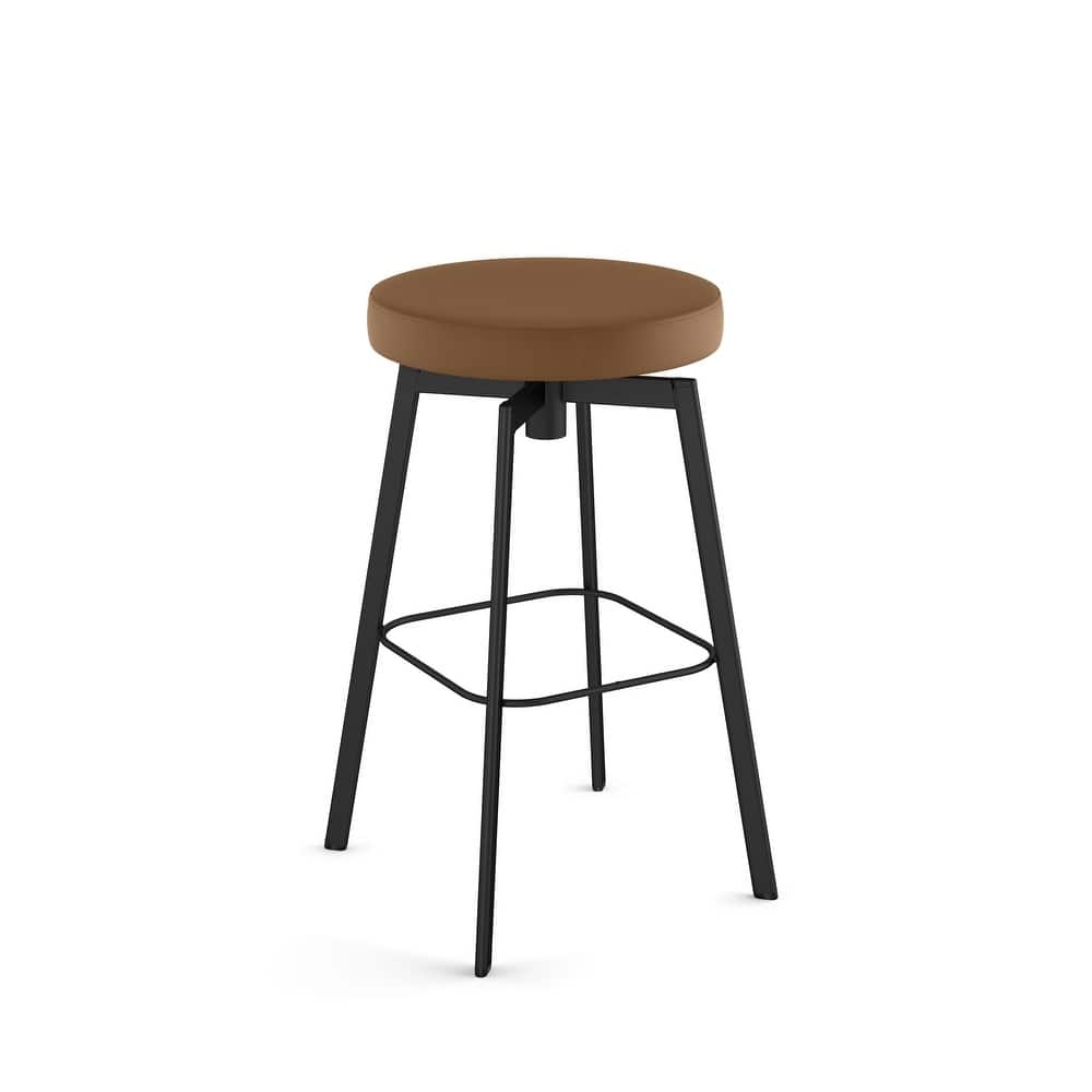 Amisco Tanner Swivel Counter and Bar Stool