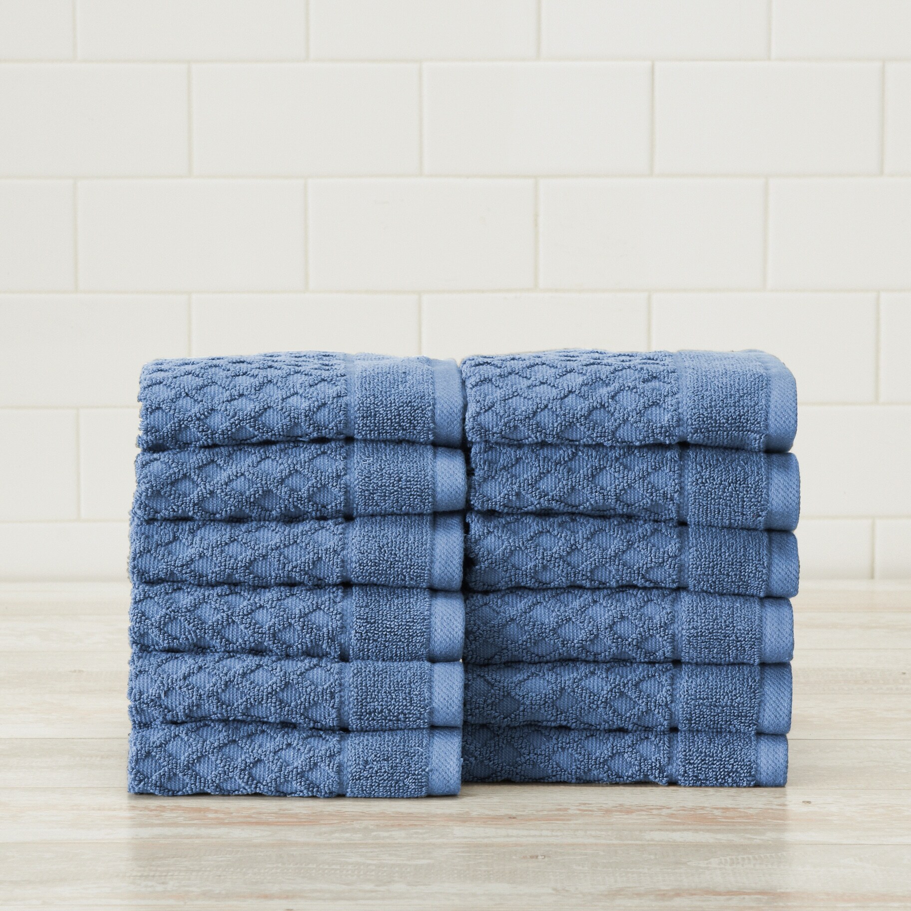 Upstate Pebble Texture Towel Set - White, Bath & Grooming