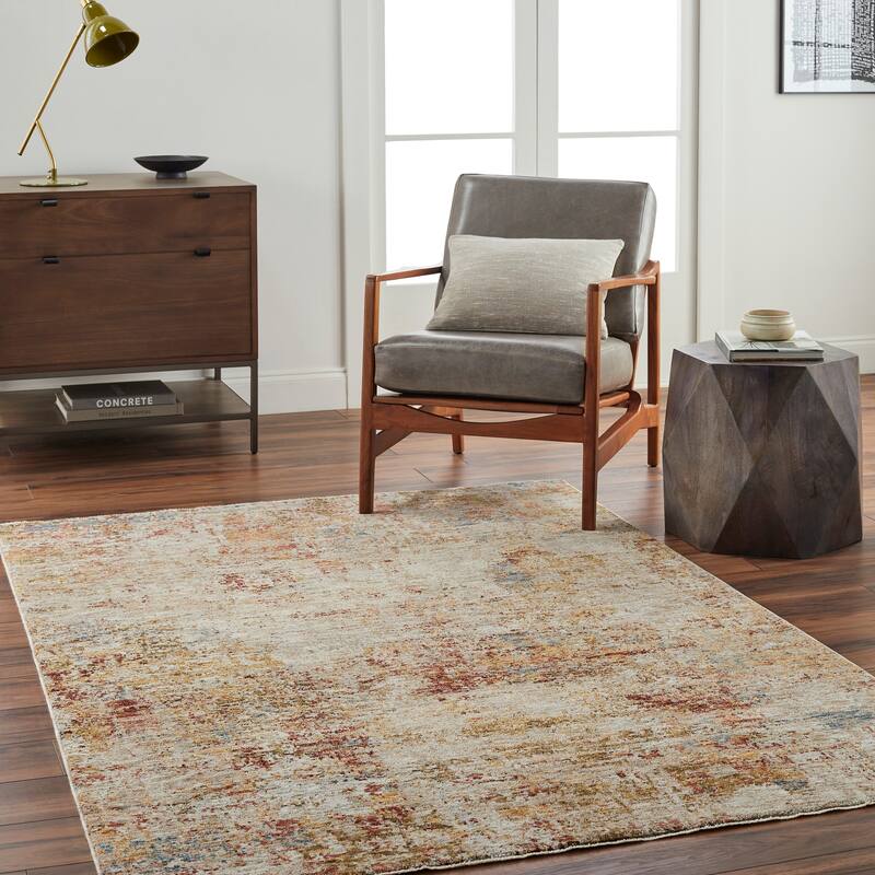 Brendon Transitional Area Rug - 2' 7" x 7' 3" - Tan/Rust