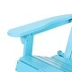 preview thumbnail 37 of 71, Hanlee Outdoor Rustic Acacia Wood Folding Adirondack Chair (Set of 2) by Christopher Knight Home