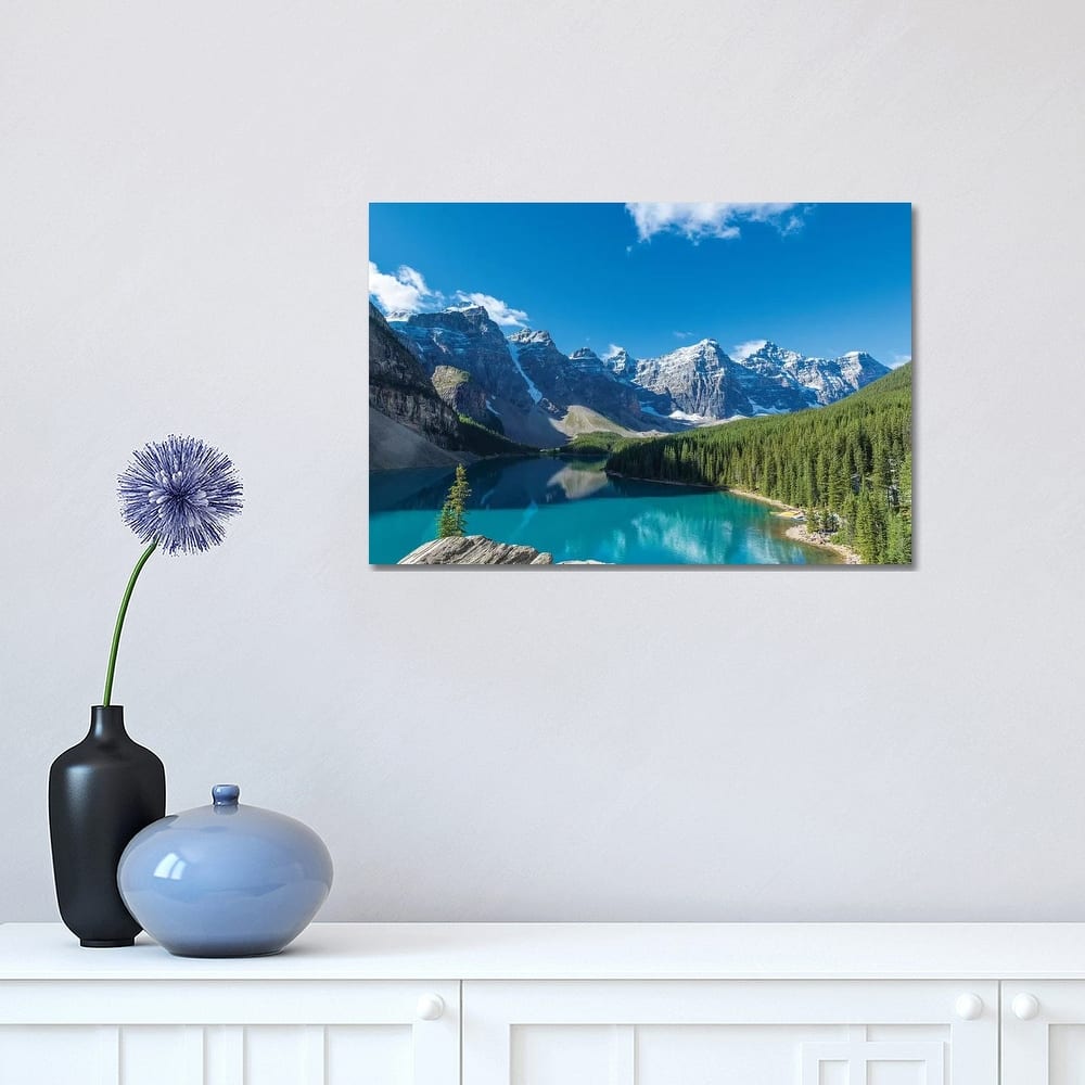 iCanvas "Moraine Lake, Banff National Park, Canadian Rockies, Alberta, Canada" by Panoramic Images Canvas Print