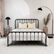 preview thumbnail 5 of 39, Alazyhome Sturdy Metal Platform Bed Frame