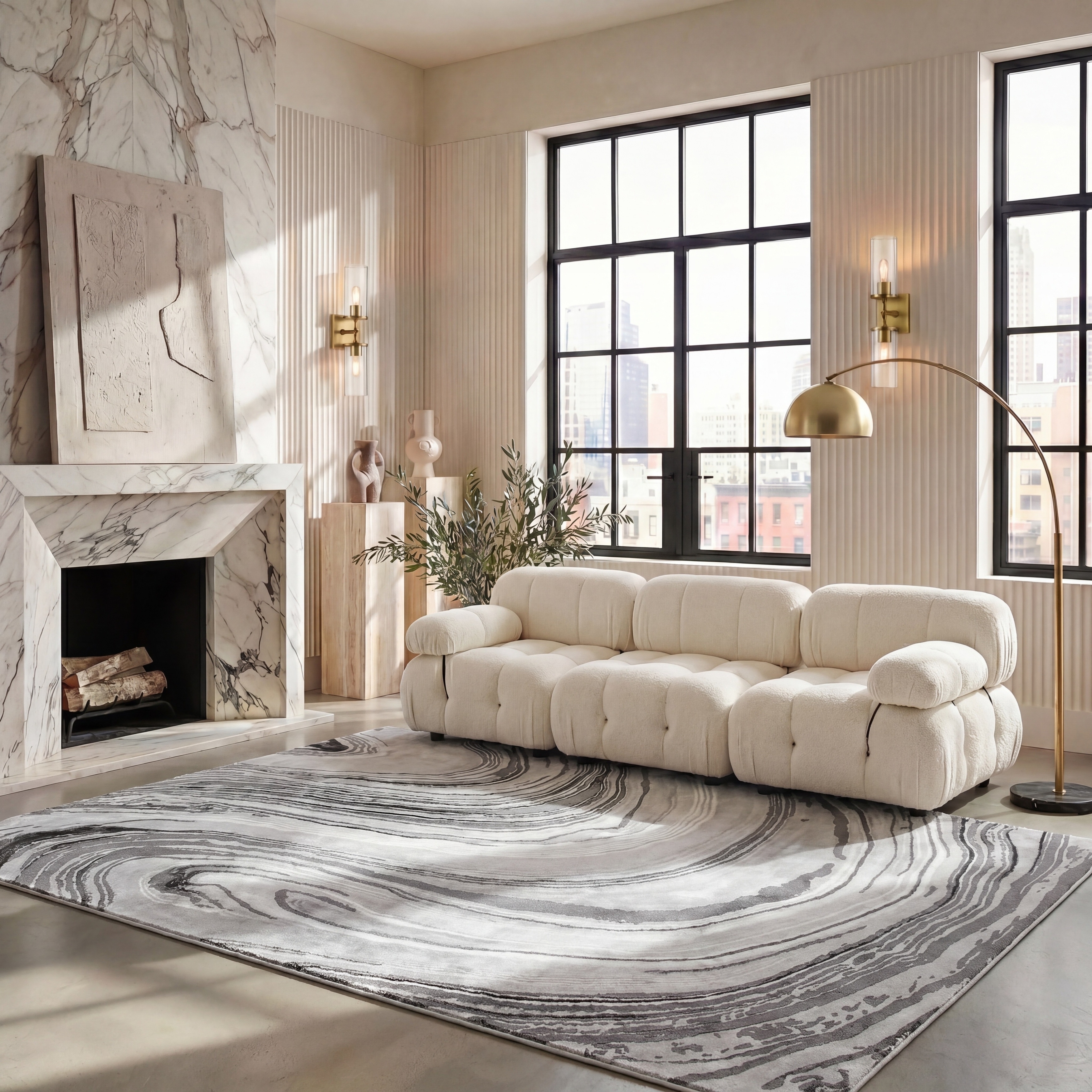 SAFAVIEH Craft Herveline Modern Abstract Rug