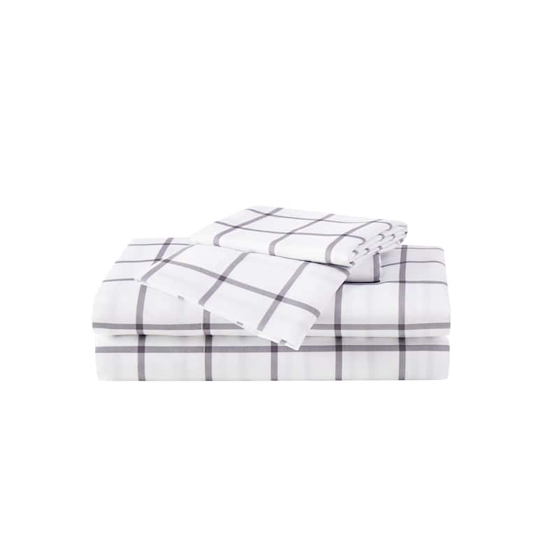 Truly Soft Tattersall 4 Piece Sheet Set