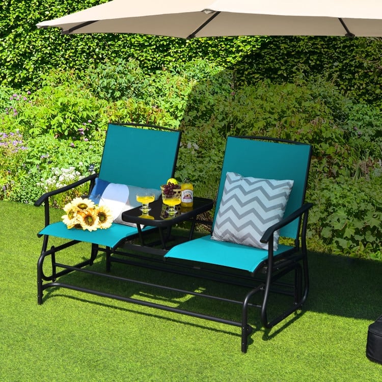 Comfortable 2-Person Loveseat for Patio and Garden - 57" x 28" x 38" (L x W x H)