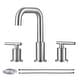 preview thumbnail 1 of 42, WOWOW 8-inch Dual Handle Widespread Bathroom Faucet Brushed Nickel