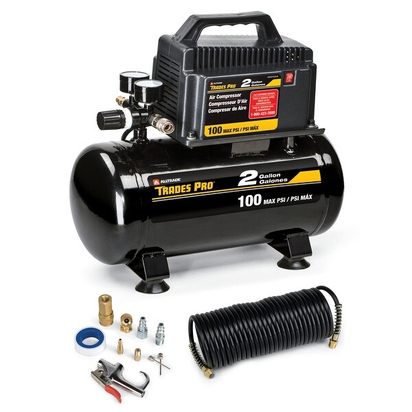 Trades Pro 2 Gallon Air Compressor With Accessories - 837254