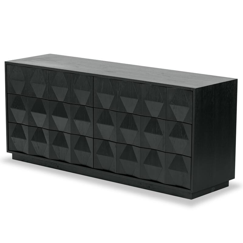SAFAVIEH Couture Riabelle Wood 6 Drawer Dresser