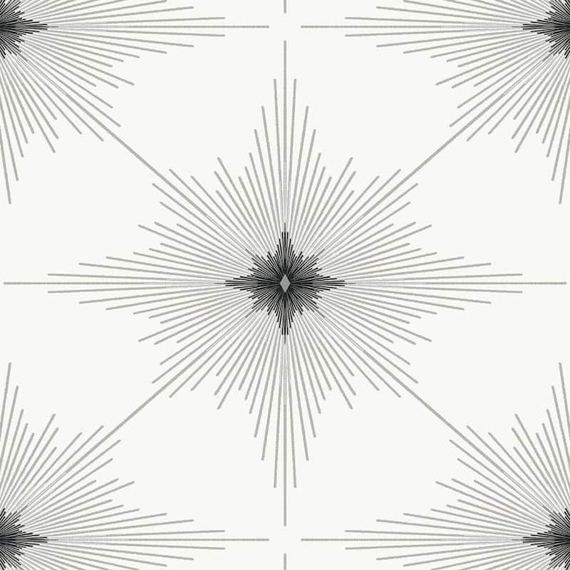 Seabrook Designs North Star Non-Woven Unpasted Wallpaper - 20.9 in. W x 33 ft. L - Snowbound
