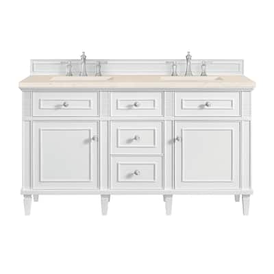 James Martin Vanities 424-V60D-3EMR Lorelai 60" Double Basin Wood