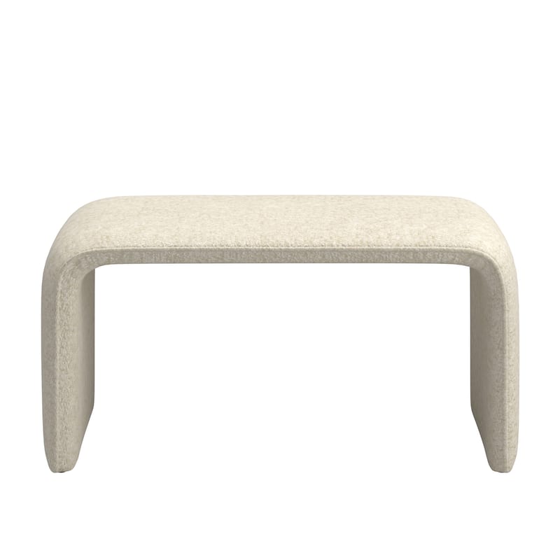 Maratea Round Arm Accent Chair and Ottoman by iNSPIRE Q Modern