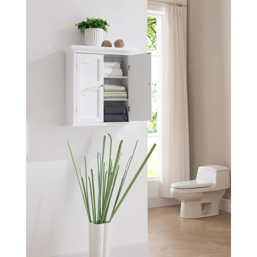 Teamson Home Versailles Two-Door Removable Wall Cabinet