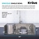 preview thumbnail 5 of 141, KRAUS Kore Workstation Drop-In Stainless Steel Kitchen Sink